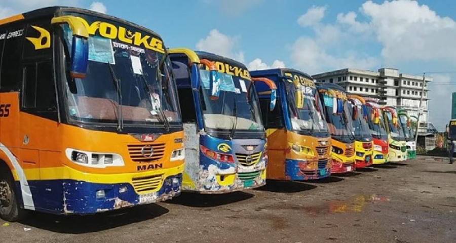 ভোলায় নির্ধারিত সময়ের ৬ ঘণ্টা আগে বাস ধর্মঘট প্রত্যাহার