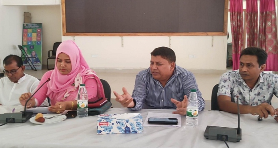 নকলায় বঙ্গবন্ধু জাতীয় গোল্ডকাপ ফুটবল টুর্নামেন্ট অনুর্ধ-১৭ এর প্রস্তুতি সভা