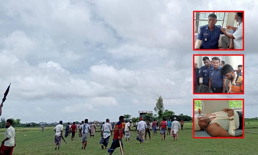 মনপুরায় জমি চাষাবাদকে কেন্দ্র করে সংঘর্ষ, ৭ পুলিশসহ আহত ২০