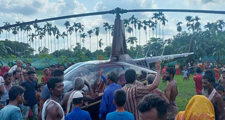 হেলিকপ্টার নিয়ে বিয়ে করতে এসে ভুল ঠিকানায় বর !