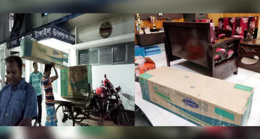 বদলি হয়ে থানার এসি খুলে নিলেন ওসি