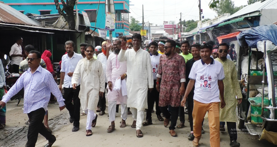 জামালপুরে জাতীয় পার্টির গণসংযোগ