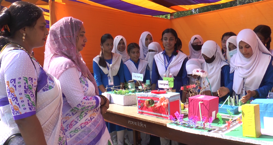 শিক্ষার্থীদের বিজ্ঞানমনস্ক করে গড়ে তুলতে প্রথম বিজ্ঞান ও উদ্ভাবনী উৎসব