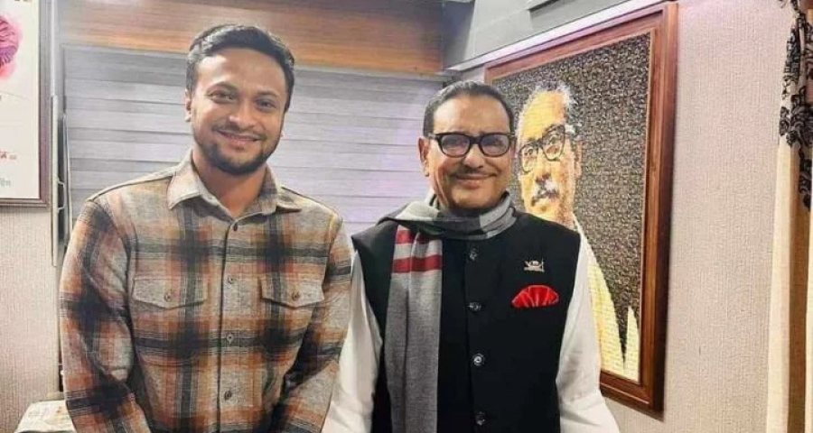 সাকিব যে কোনো জায়গায় নির্বাচনে দাঁড়াতে পারে: ওবায়দুল কাদের