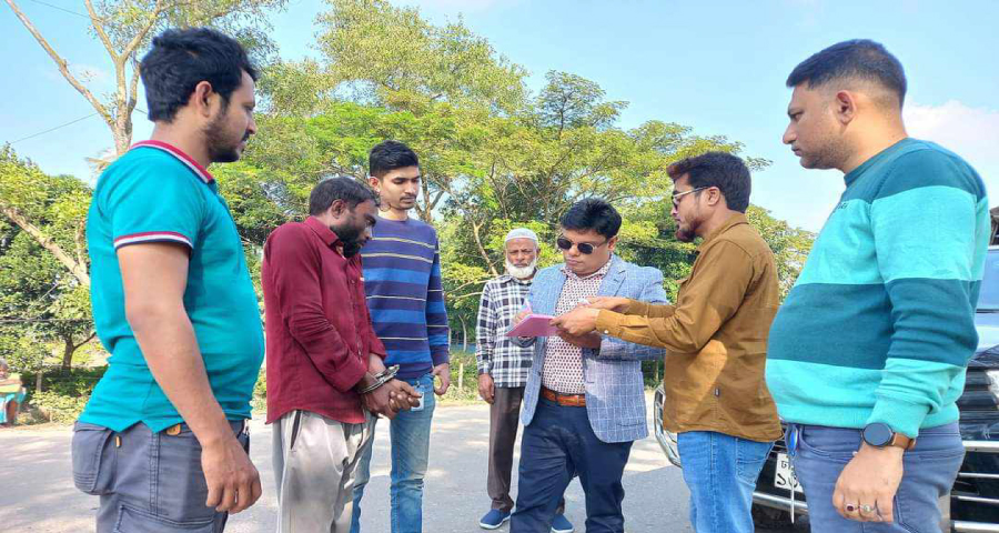 ঈশ্বরগঞ্জে মাদক সেবনের দায়ে ২ জনের জেল