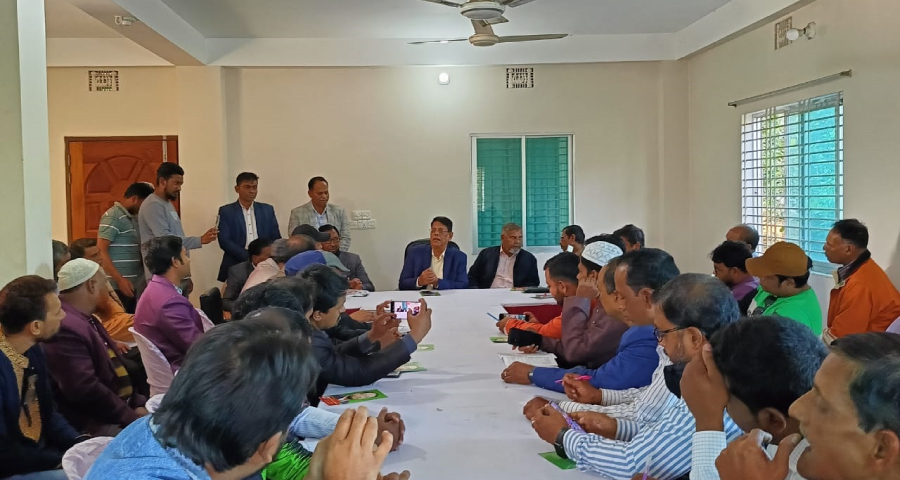 সাংবাদিকদের সাথে জাপা প্রার্থীর মতবিনিময়