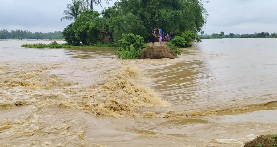 শেরপুরে বিপদসীমার উপরে এক নদীর পানি, বাড়ছে সব নদীর পানি