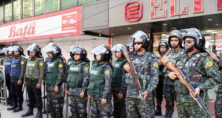 পুলিশ স্টেশন ও শাহজালাল বিমানবন্দরের দায়িত্বে আনসার ও গ্রাম প্রতিরক্ষা বাহিনী