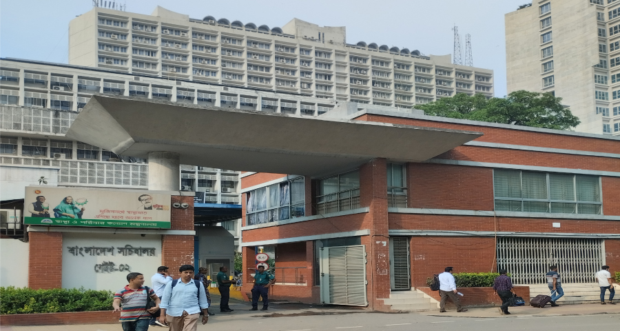 সচিবালয়ের নিরাপত্তার স্বার্থে সাংবাদিকদের প্রবেশাধিকার নিষিদ্ধ