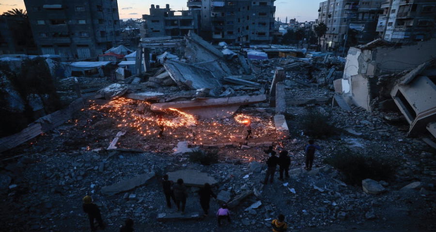 দুপুর সাড়ে ১২টা থেকে গাজায় যুদ্ধবিরতি শুরু